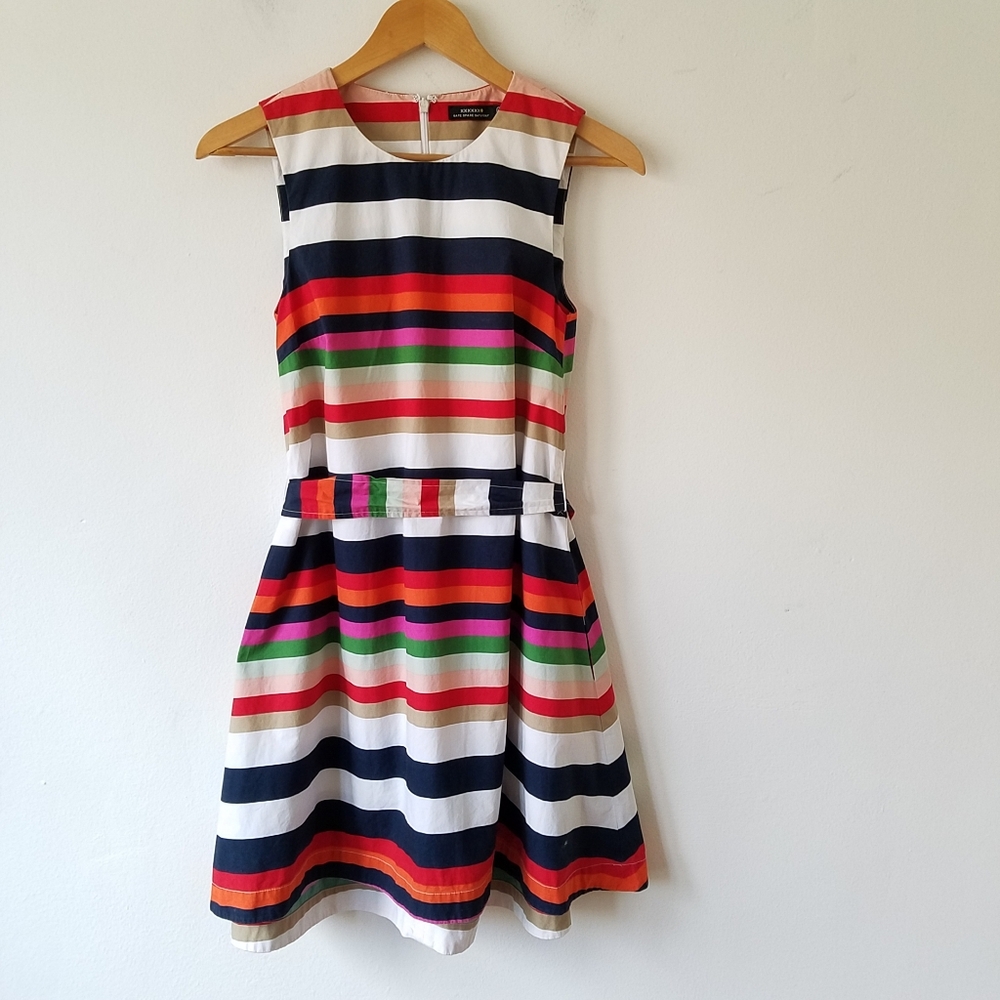 Kate Spade Multicolor Striped Dress
